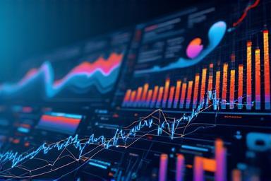 Data visualization charts and graphs.